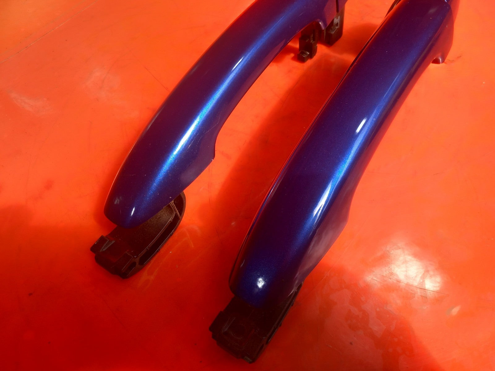 Renault Captur 1.6 Petrol 2023 Front Door Exterior Handles Pair Blue/Grey A392 - Image 4