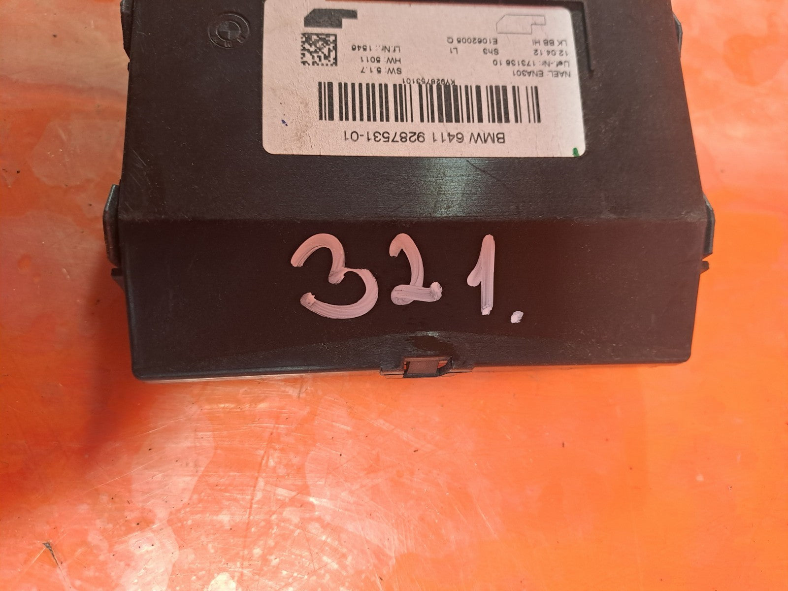✅BMW 3 SERIES F30 320D 2.0 DIESEL 2012 HEATER CONTROL MODULE ECU 9287531 A321 - Image 3