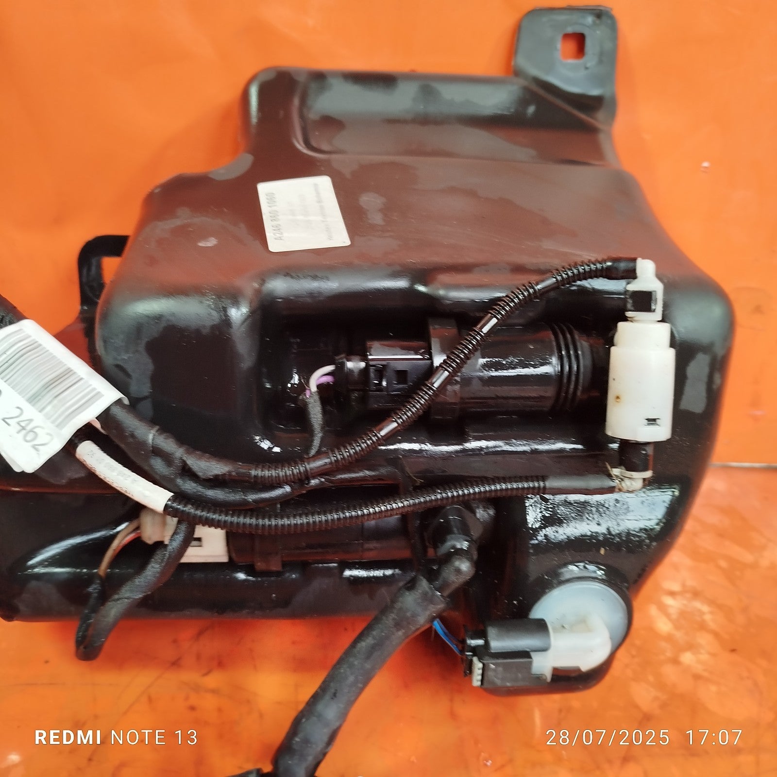 ✅MERCEDES B180 W246 1.8 DIESEL 2012 WINDSCREEN WASHER BOTTLE TANK RESERVOIR A299 - Image 7