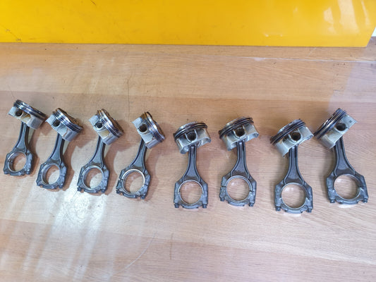 BMW 550I F11 M SPORT 4.4 PETROL 2014 PISTONS AND CONROD 1x 89L106 Warranty A153 - Image 1