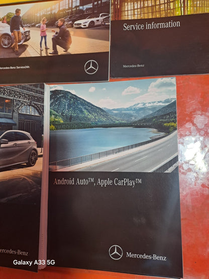 ✅MERCEDES A CLASS OWNERS MANUAL HANDBOOK WALLET + WARRANTY  xAA - Image 5
