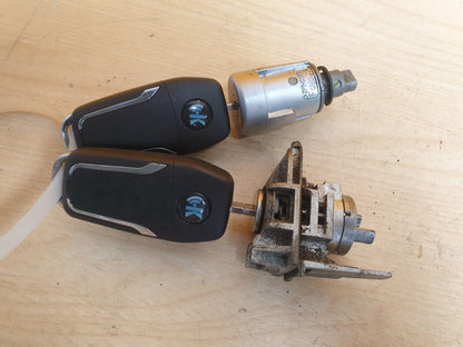 FORD GALAXY MK3 2.0 TDCI 2011 TWO KEYS DOOR LOCK AND IGNITION LOCK Warranty A023