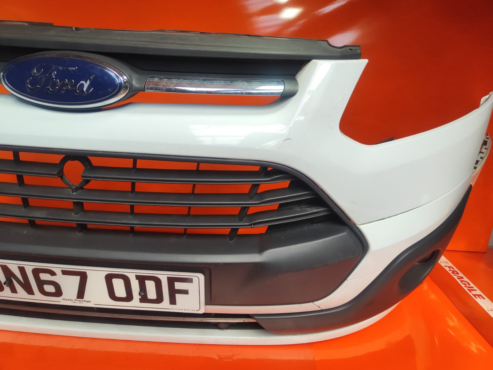 ✅2017 Ford Tourneo Custom Front Bumper White + Warranty A359 - Image 5