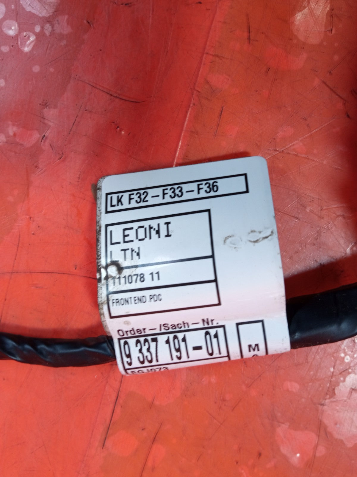 ✅BMW 420D F33 2.0 DIESEL 2016 FRONT PARKING SENSOR WIRING LOOM 9337191 Warranty - Image 8