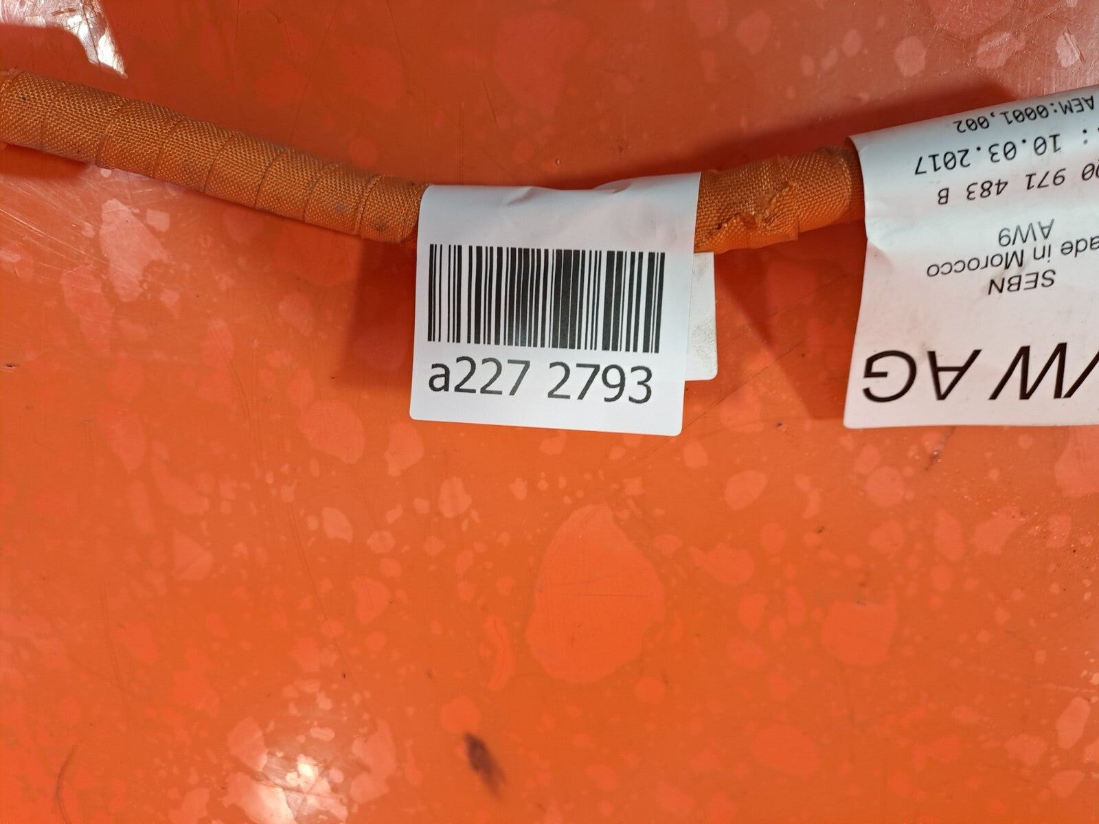 CUPRA LEON VZ2 1.4 PETROL 2023 HIGH VOLTAGE CABLE 5Q0971483B Warranty A227 - Image 2