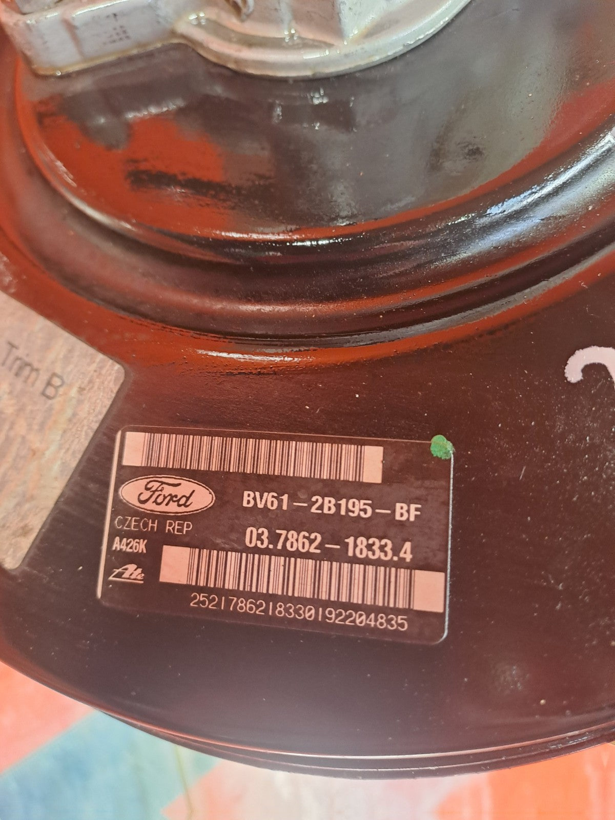 ✅FORD FOCUS MK3 2.0 DIESEL 2013 BRAKE SERVO MASTER CYLINDER BV612B195BF Warranty - Image 3