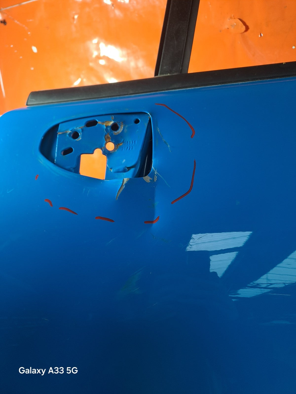 ✅2023 FORD PUMA ST FRONT LEFT DOOR BLUE dent + WARRANTY A307 - Image 7