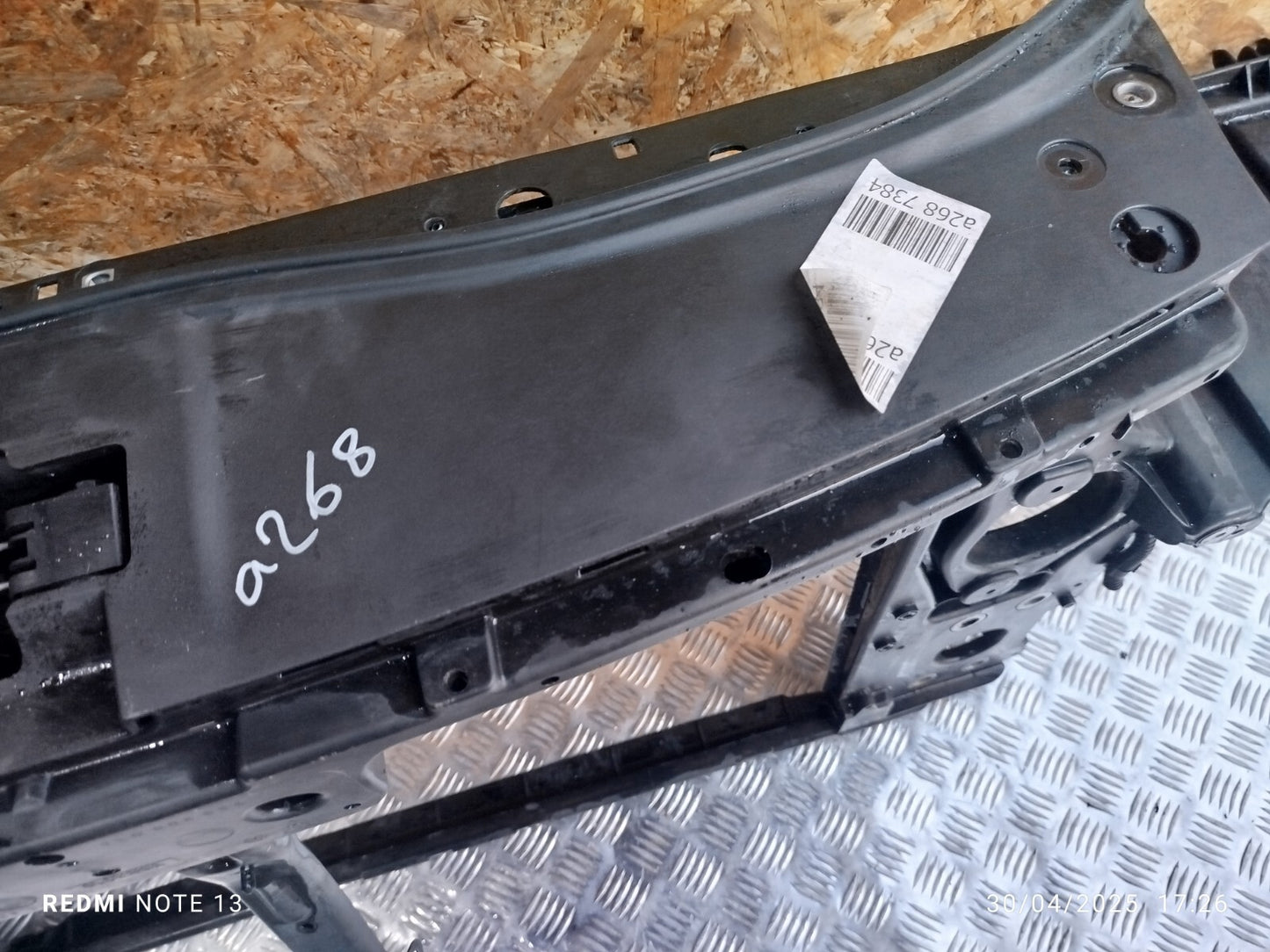 ✅PORSCHE CAYENNE V6 3.6 PETROL 2010 FRONT SLAM PANEL RADIATOR SUPPORT 7L0907341A - Image 8