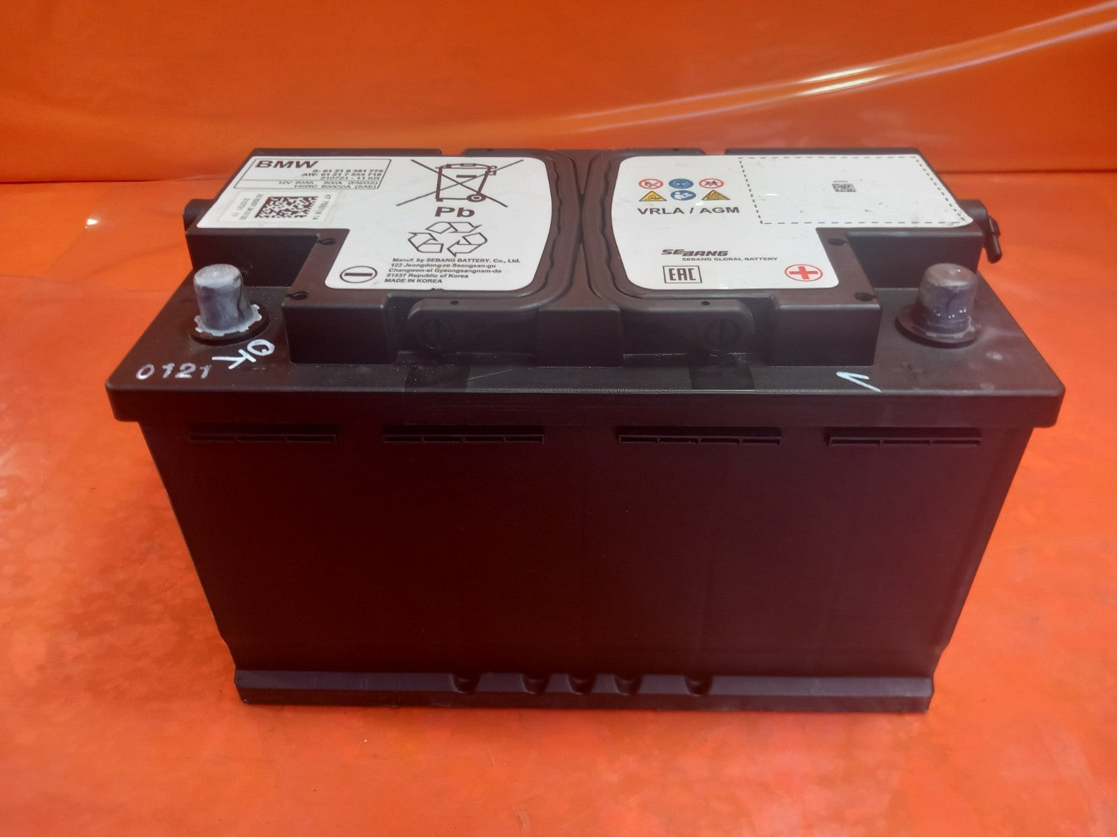 Car Battery BMW 9381775 7555718 12V 80Ah 800A Warranty xAA - Image 2