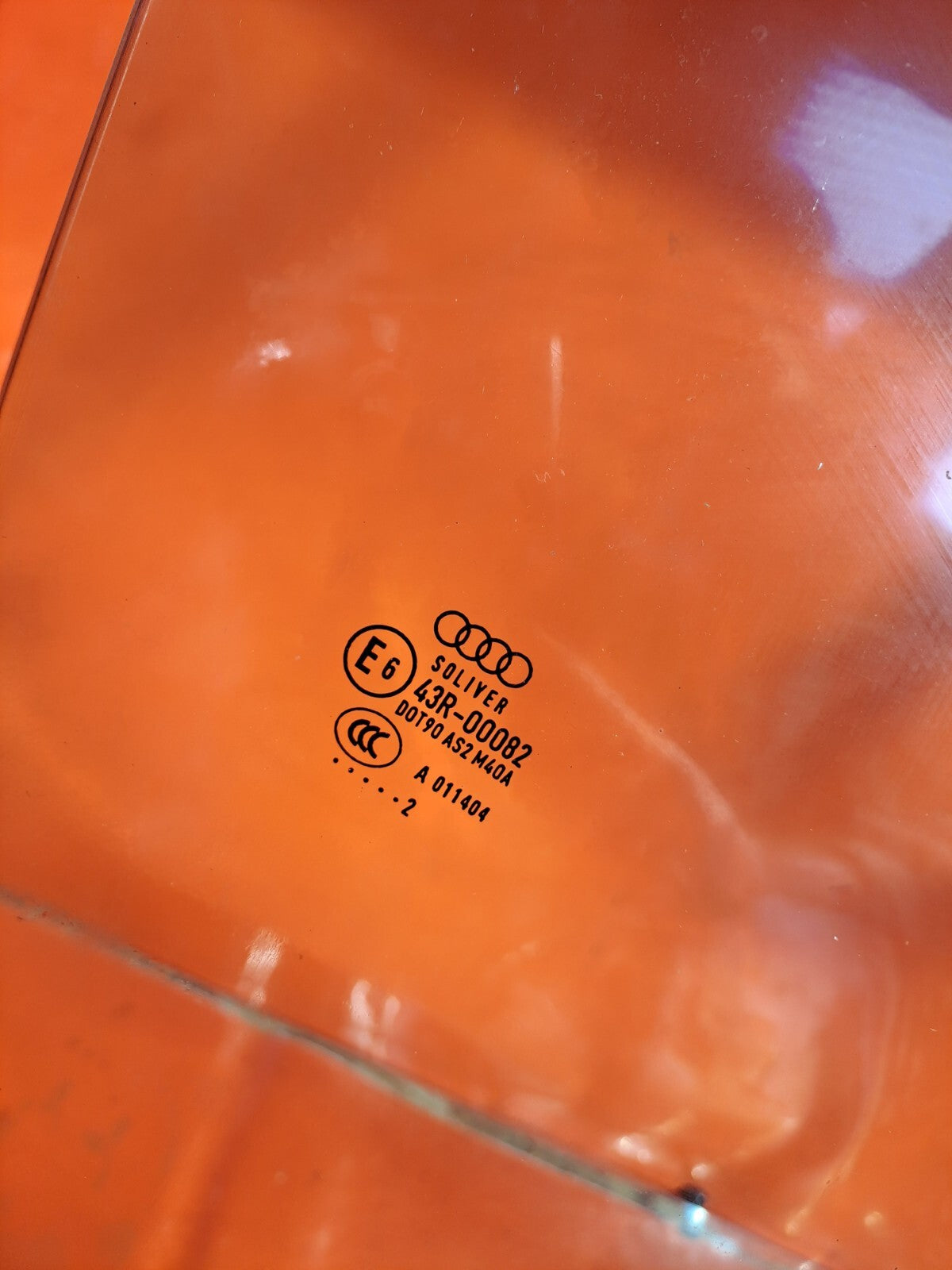 ✅AUDI A5 S LINE 2.0 DIESEL 2012 FRONT RIGHT DOOR WINDOW GLASS 43R-00082 Warranty - Image 5