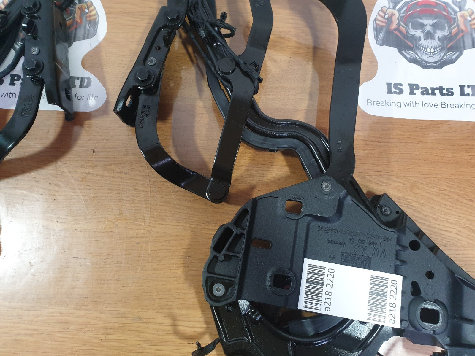 AUDI A5 CABRIO S LINE 2.0 DIESEL 2012 CONVERTIBLE TOP HINGES ASSEMBLY PAIR A218 - Image 6