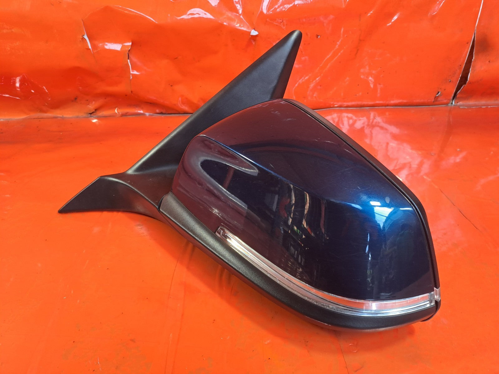 ✅2015 BMW 1 Series Sport F20 Front Left Wing Mirror Blue (A76) + Warranty A316 - Image 2