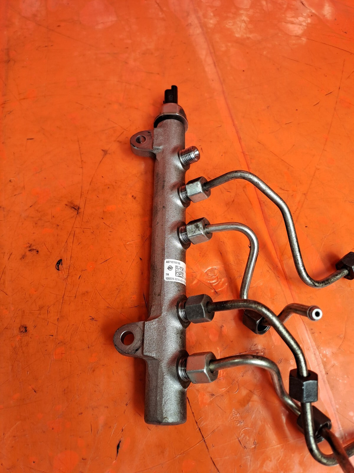 ✅2013 SSANGYONG KORANDO S 2.0D FUEL INJECTOR RAIL A6710700195 + WARRANTY - Image 8