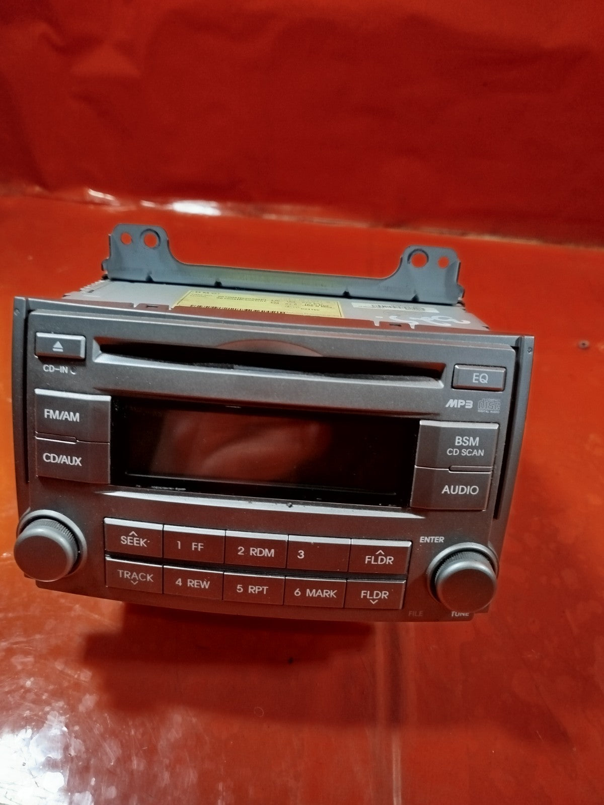 ✅2010 HYUNDAI I800 CD RADIO STEREO PLAYER HEAD UNIT 961004H520AMKL WARRANTY A325 - Image 1