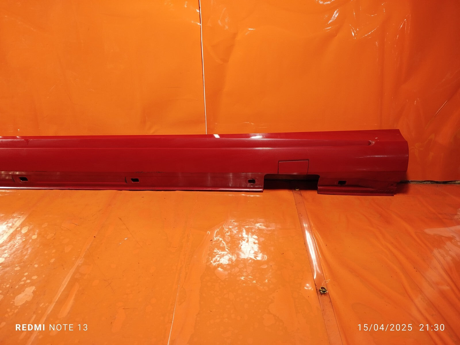 ✅MERCEDES W176 A180 AMG SPORT 1.5 DIESEL 2013 LEFT SIDE SILL SKIRT RED A195 - Image 12