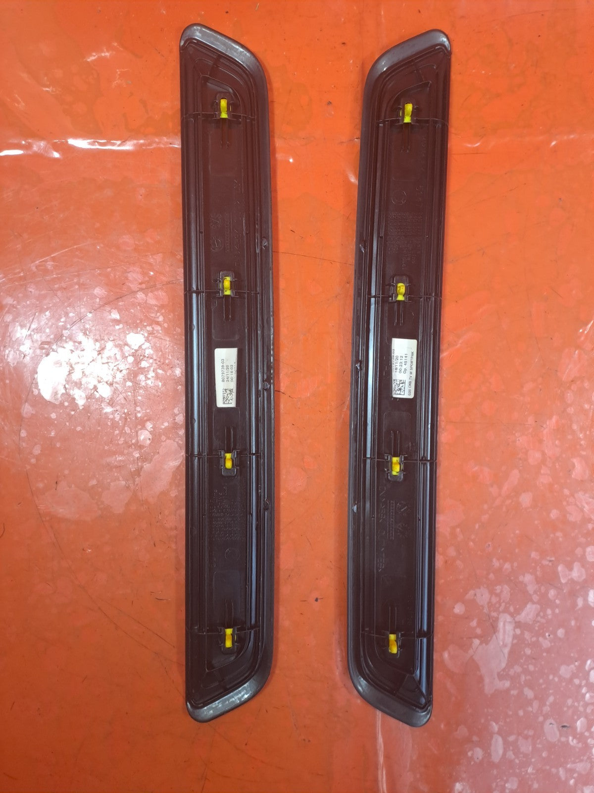 ✅2021 BMW 3 SERIES G20 M SPORT FRONT DOOR SILL COVER TRIMS PAIR 8079739 A357 - Image 12