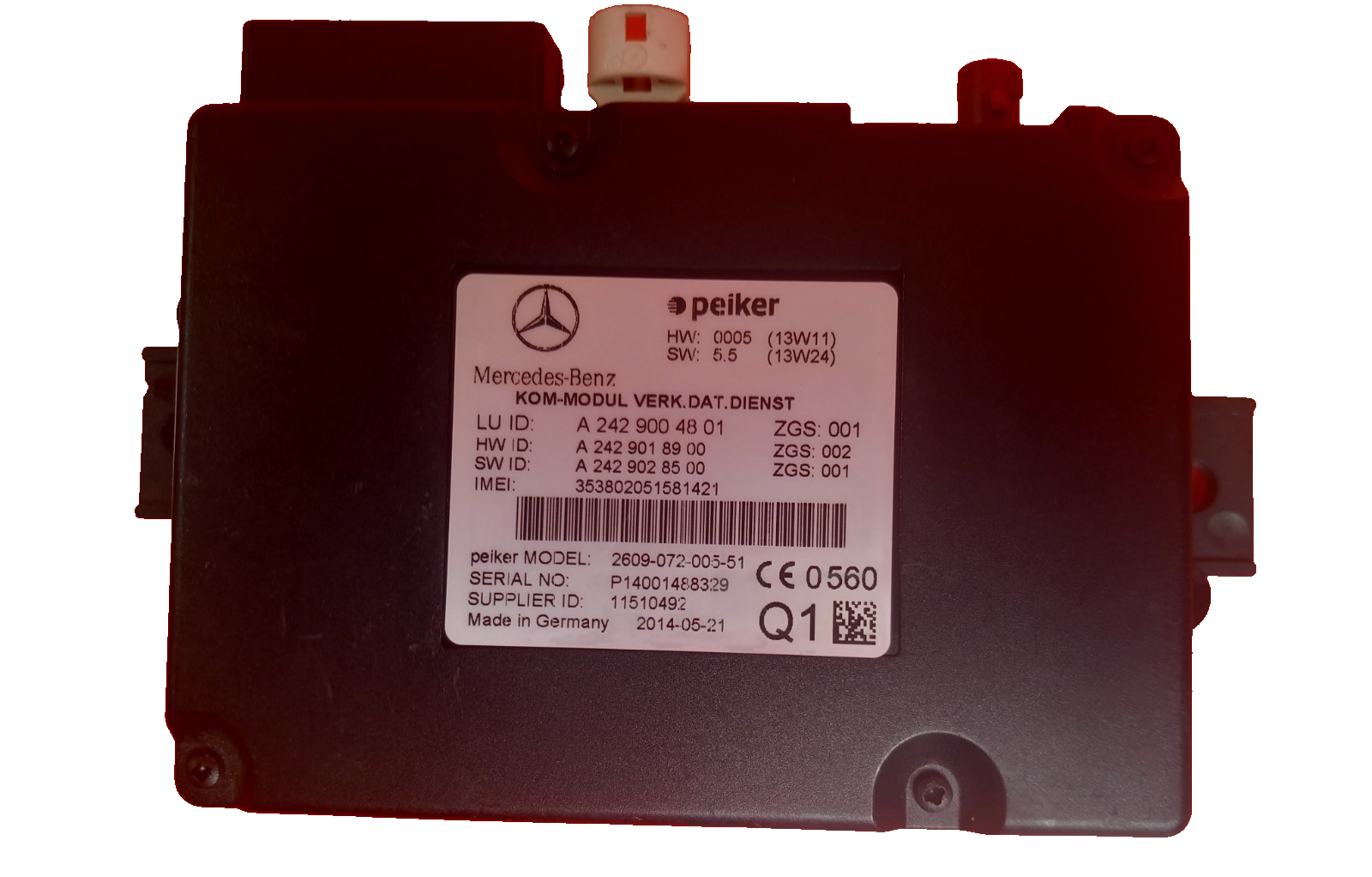 Mercedes A Class W177 Telematic Control Module A2429004801 Warranty xAA - Image 1