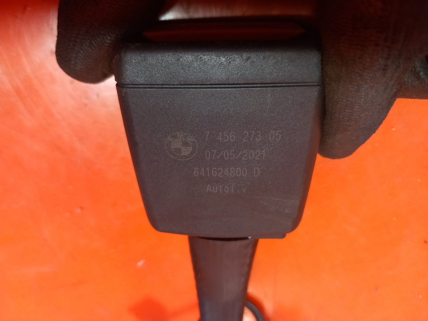 2021 BMW 1 Series F40 Front Seat Belt Buckle 7456273 Warranty A365 - Image 5