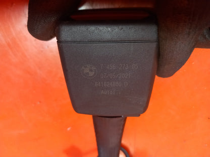 2021 BMW 1 Series F40 Front Seat Belt Buckle 7456273 Warranty A365 - Image 5