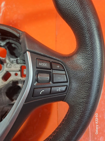 ✅BMW 218I SPORT F22 1.5 PETROL 2017 MULTIFUNCTION LEATHER STEERING WHEEL A306 - Image 4