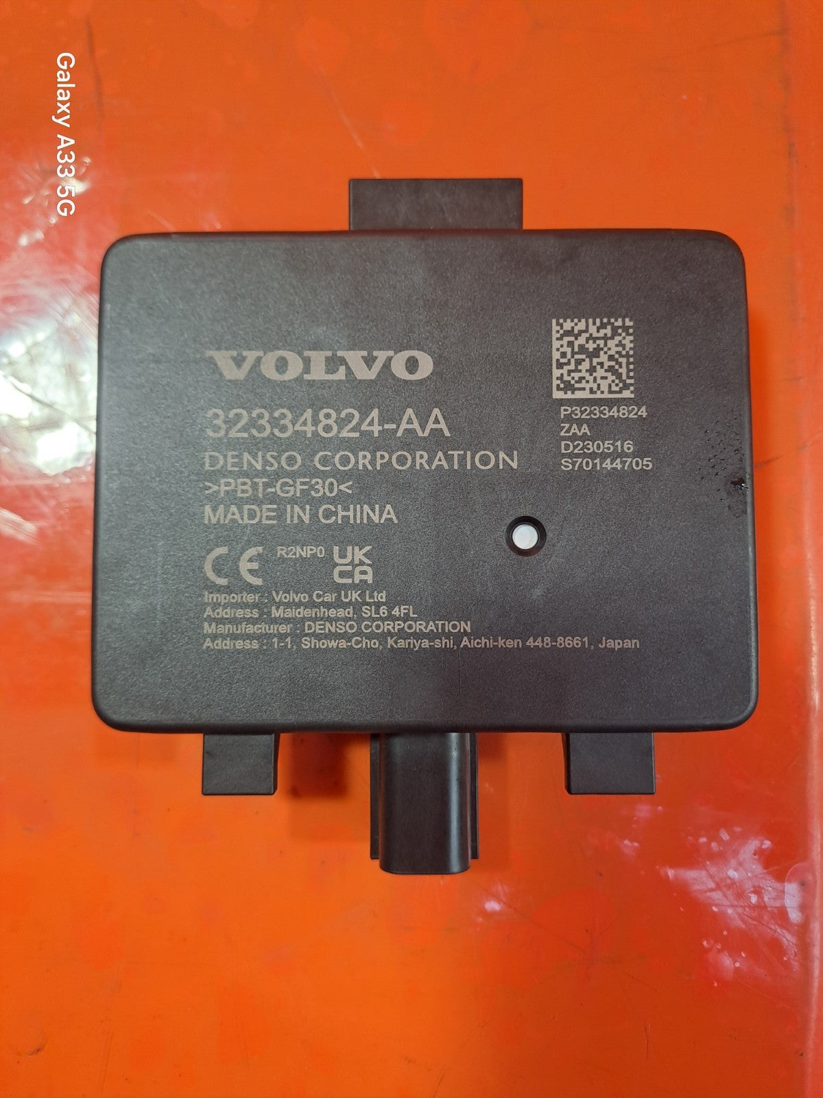 ✅POLESTAR 2 LONG RANGE 2023 REAR BLIND SPOT RADAR SENSOR MODULE 32334824AA A312 - Image 2