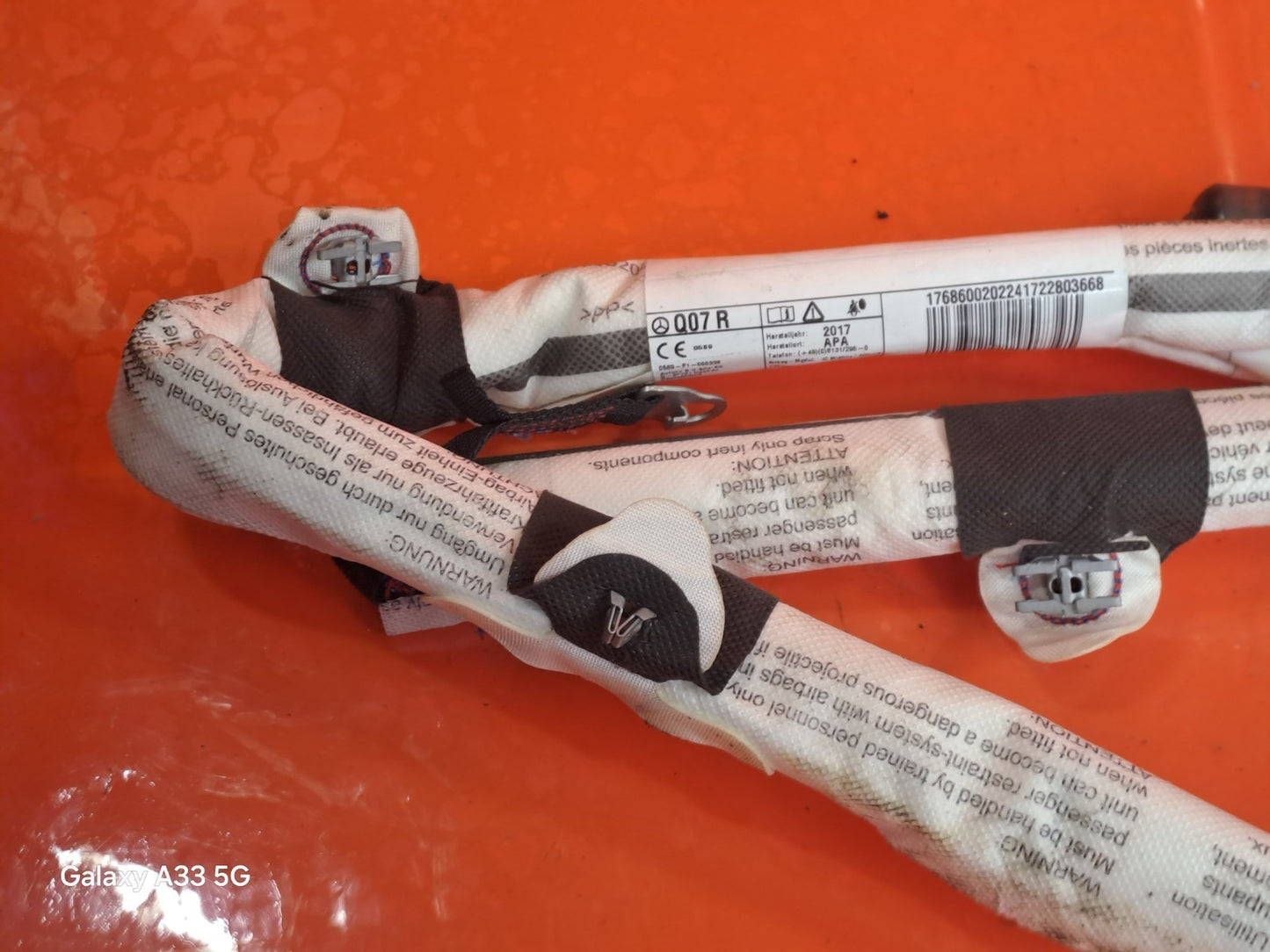 ✅MERCEDES A CLASS W176 ROOF ABAG CURTAIN RIGHT A1768600202 + WARRANTY xAA - Image 3