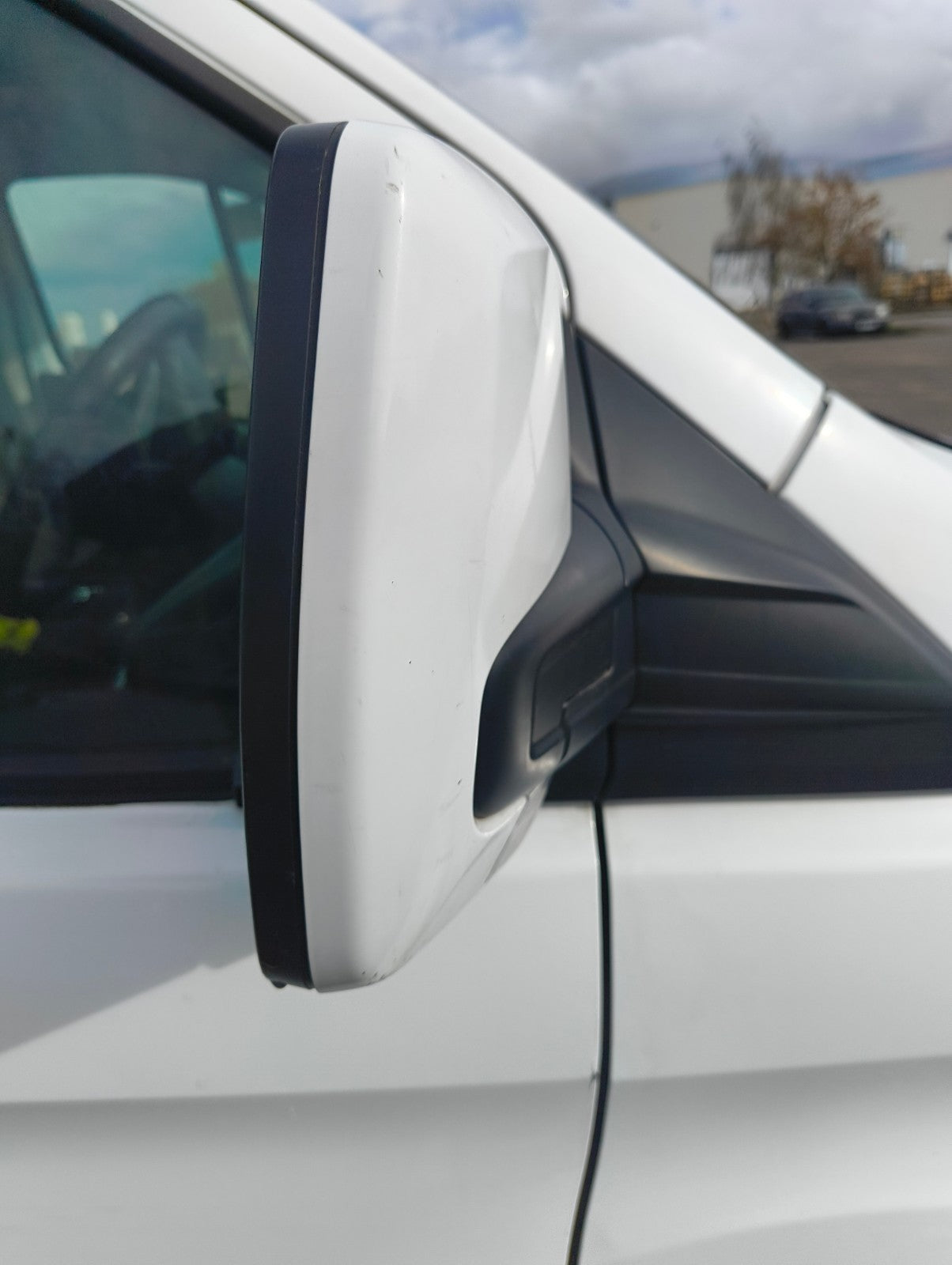 ✅Ford Tourneo Custom 2.2 Diesel 2015 Front Right Wing Mirror Power Fold White - Image 2