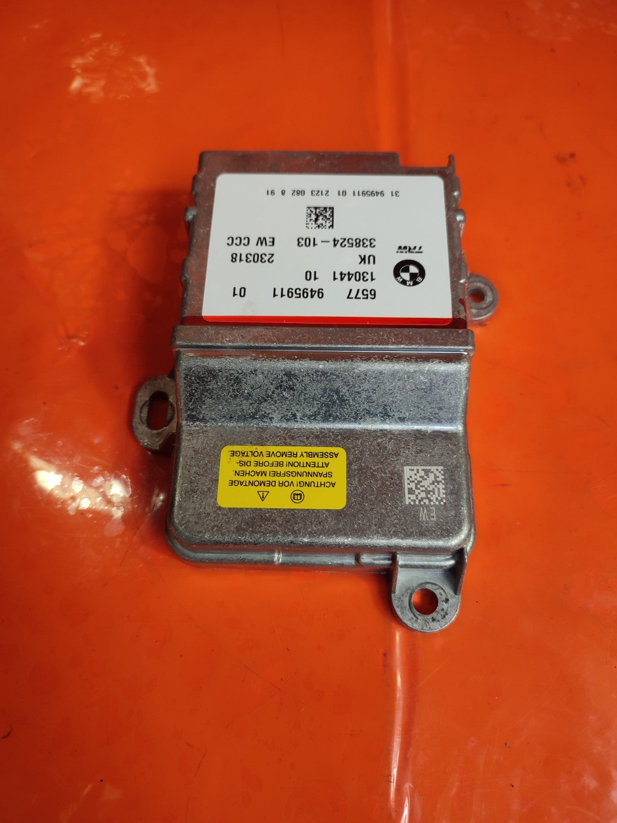 ✅BMW X1 F48 2.0 PETROL 2018 AIRBAG CONTROL MODULE 9495911 Warranty A303 - Image 10