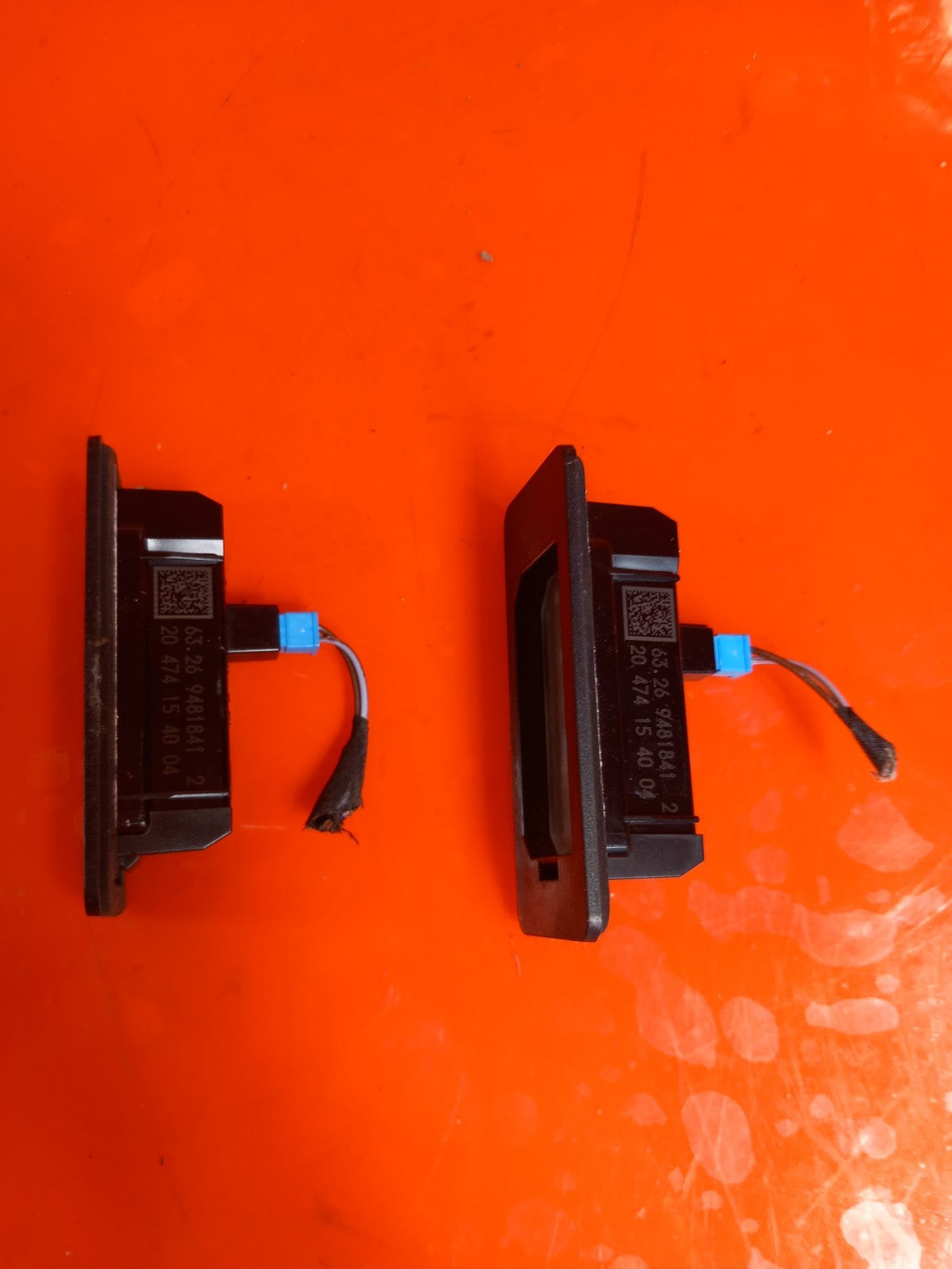 2013 BMW 3 Series F30 Xdrive M Sport Rear License Plate Number Lights 9481841 - Image 3