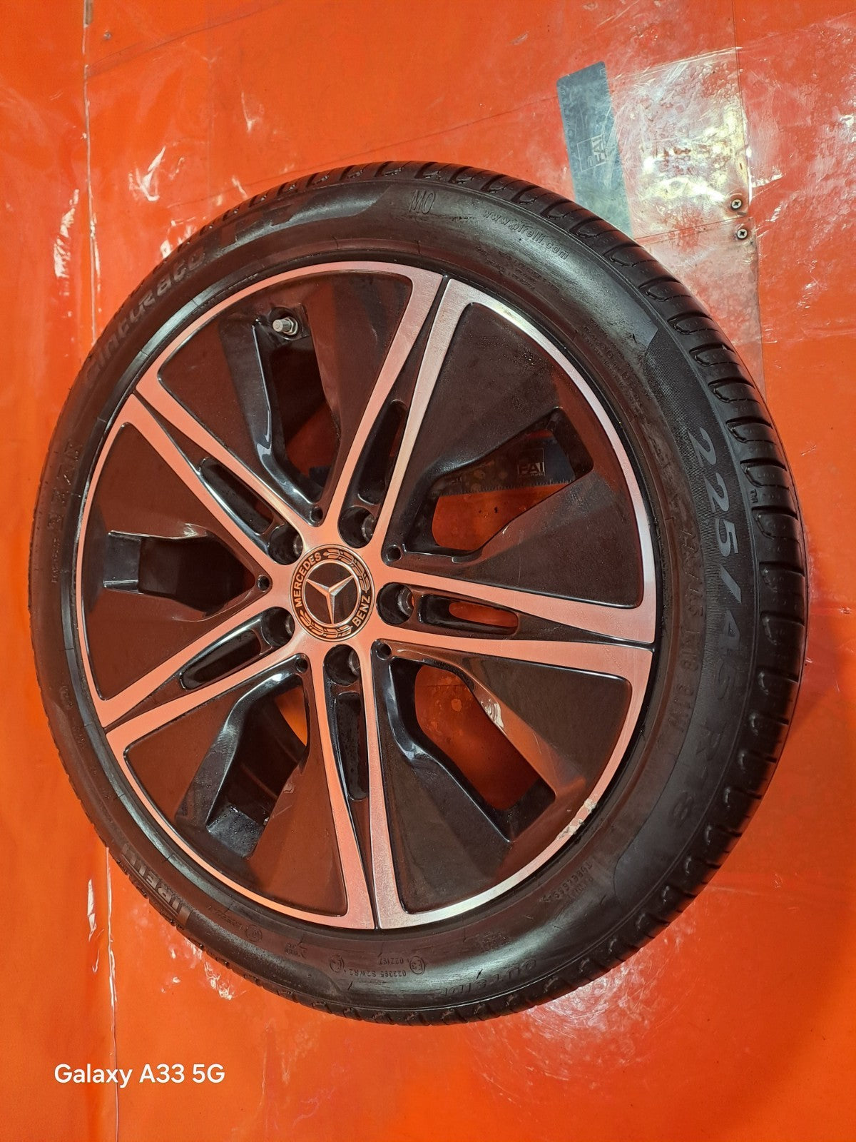 ✅MERCEDES A180 SPORT 2025 ALLOY WHEEL WITH TYRE 225/45 R18 A1774010500 A311 - Image 11