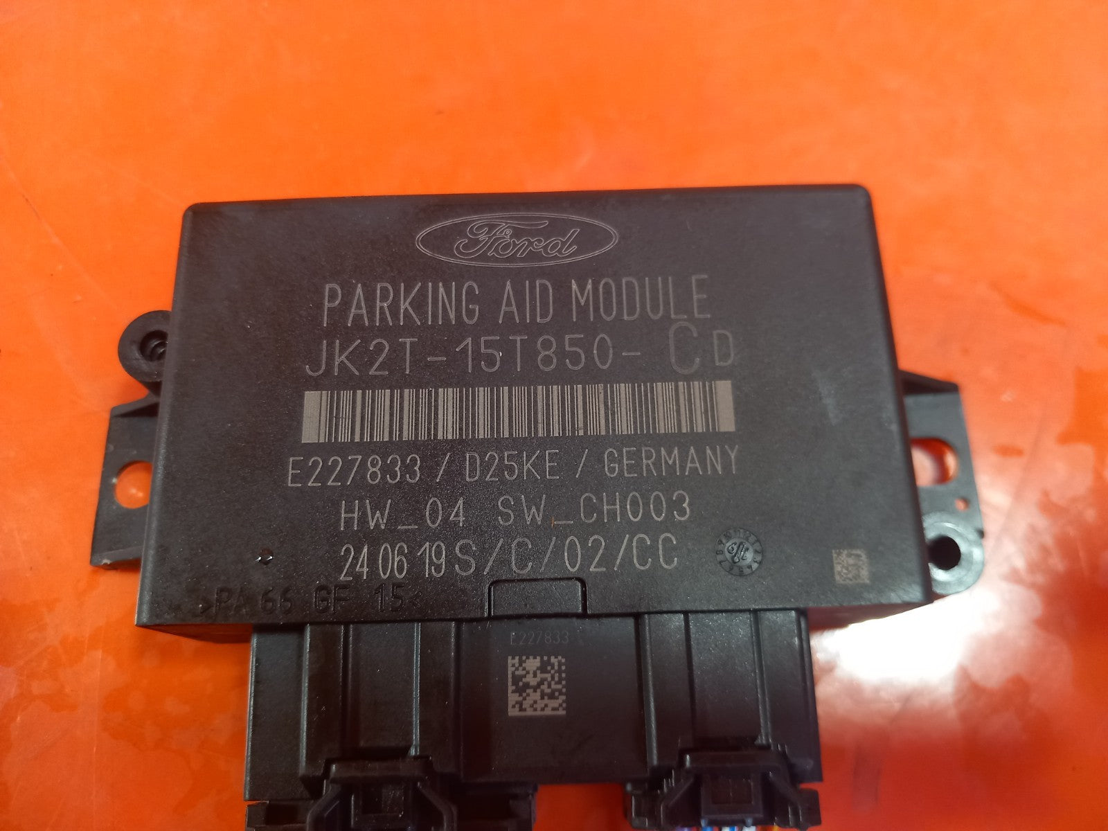 2019 Ford Transit Custom Parking Aid Module JK2T-15T850-CD Warranty A383 - Image 4