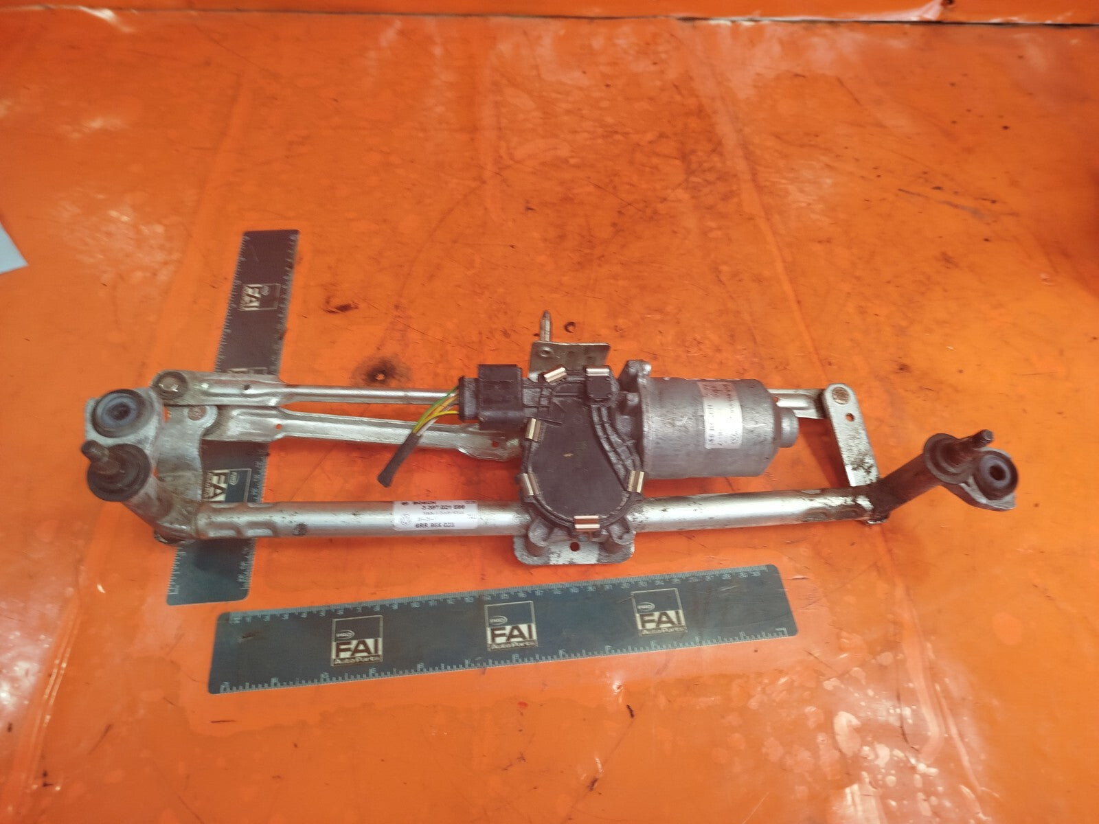 ✅VOLKSWAGEN POLO MK5 R6 2009-2017 WIPER MOTOR AND LINKAGE 6RR955023 Warranty xAA - Image 1