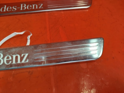 ✅MERCEDES W176 W246 DOOR SILL TRIM PANEL FRONT PAIR + WARRANTY xAA - Image 4