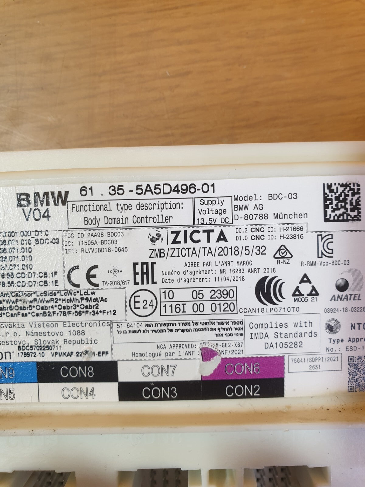 ✅2021 BMW 1 SERIES F40 M SPORT BODY DOMAIN CONTROL MODULE VPJKAF14B127A A177 - Image 3