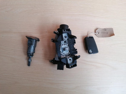 ✅VW T-Cross 1.0 Petrol 2020 Ignition Lock Switch Barrel With Key 2016DJ3959 A010 - Image 2