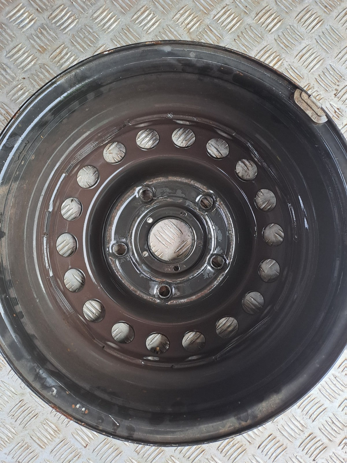 ✅2013 FORD TRANSIT CUSTOM BLACK STEEL WHEEL KK21-1015-CB + WARRANTY A350 - Image 9