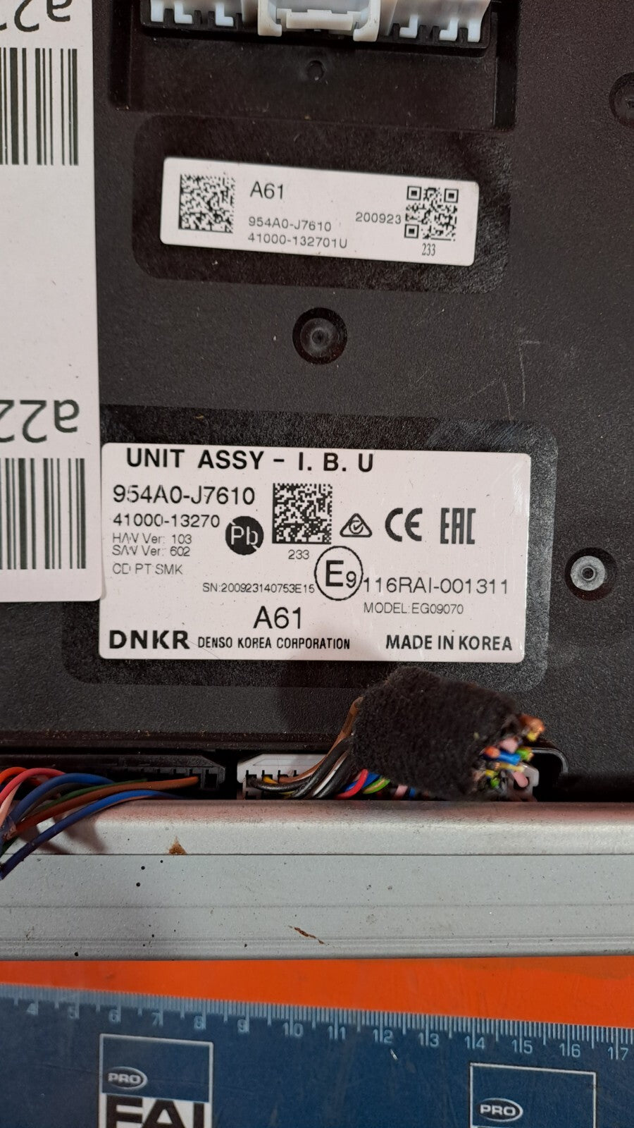 KIA XCEED 1.5 PETROL 2021 BCM BODY CONTROL MODULE 954A0-J7610 Warranty A228 - Image 4