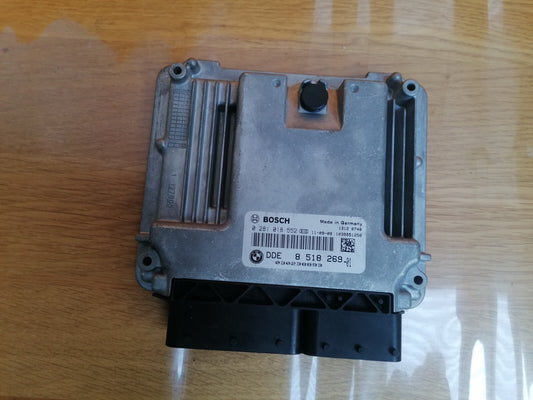BMW 3 SERIES E90 E91 2.0 DIESEL ENGINE CONTROL MODULE ECU 0281018552 8518269 X00 - Image 1