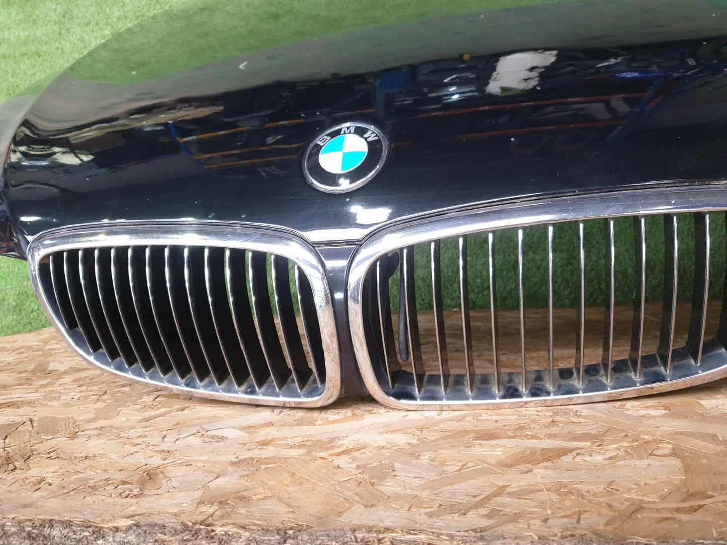 2006 BMW 750Li E66 4.8P BONNET HOOD BLACK + WARRANTY A208 - Image 6