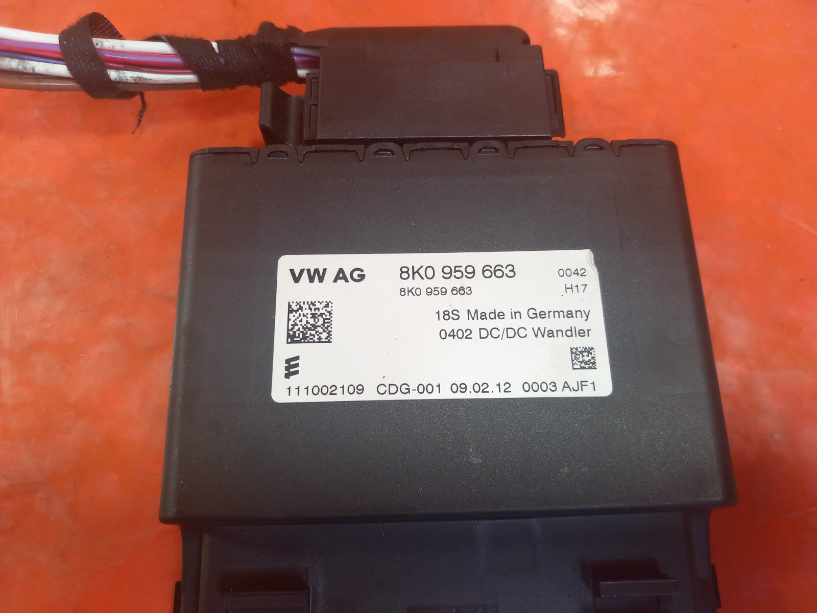 Audi A4 2.0 Diesel 2012 Voltage Stabilizer Control Module 8K0959663 Warranty - Image 3