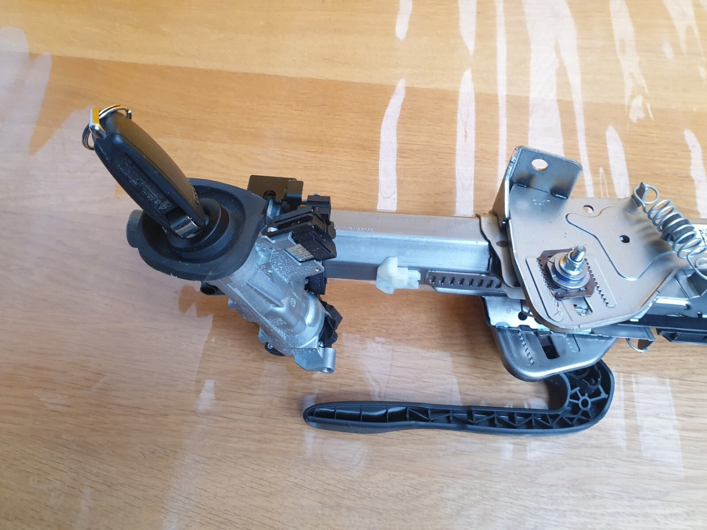 ✅2021 AUDI Q3 F3 1.5TFSI STEERING COLUMN WITH KEY 5Q2419512K + WARRANTY A072 - Image 3