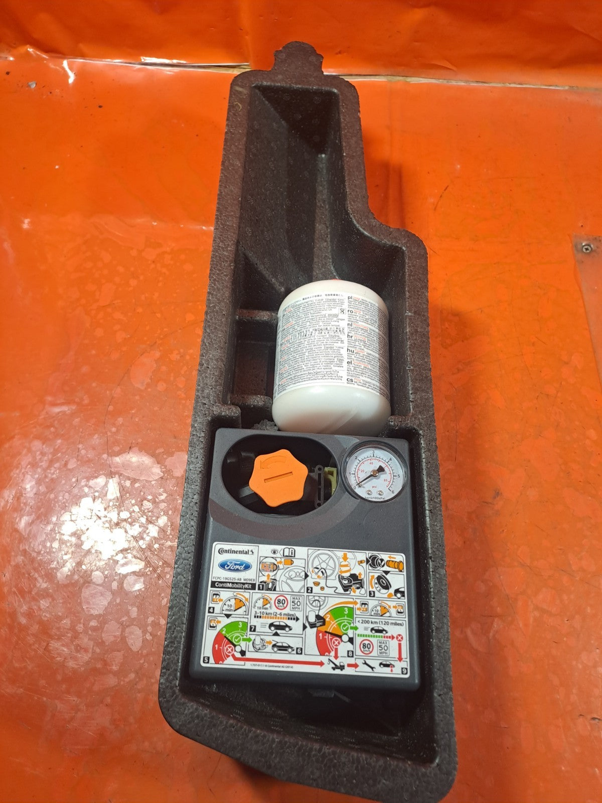 ✅FORD TRANSIT COURIER 1.5 DIESEL 2024 WHEEL SPACE SAVER TYRE INFLATOR KIT A356 - Image 2