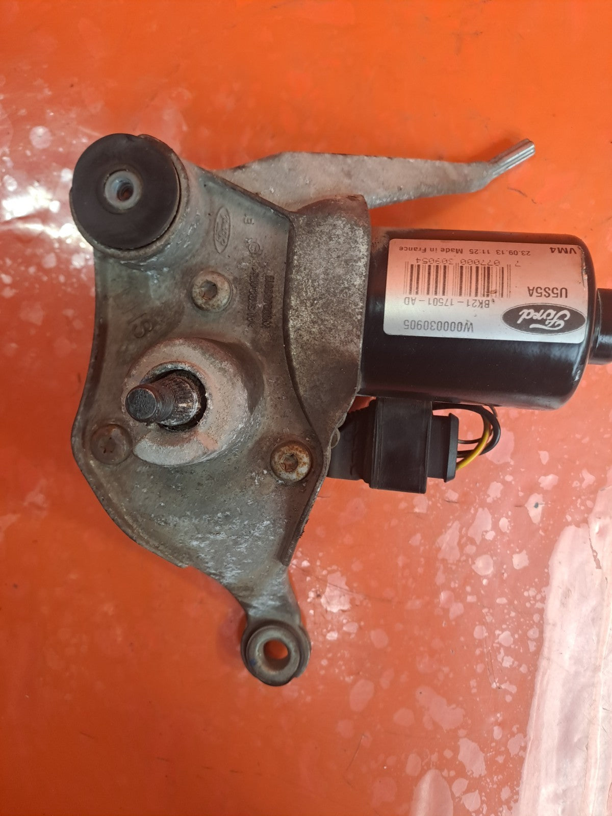 ✅FORD TRANSIT CUSTOM 2.2 DIESEL 2013 FRONT LEFT WIPER MOTOR BK2117501AD A350 - Image 5