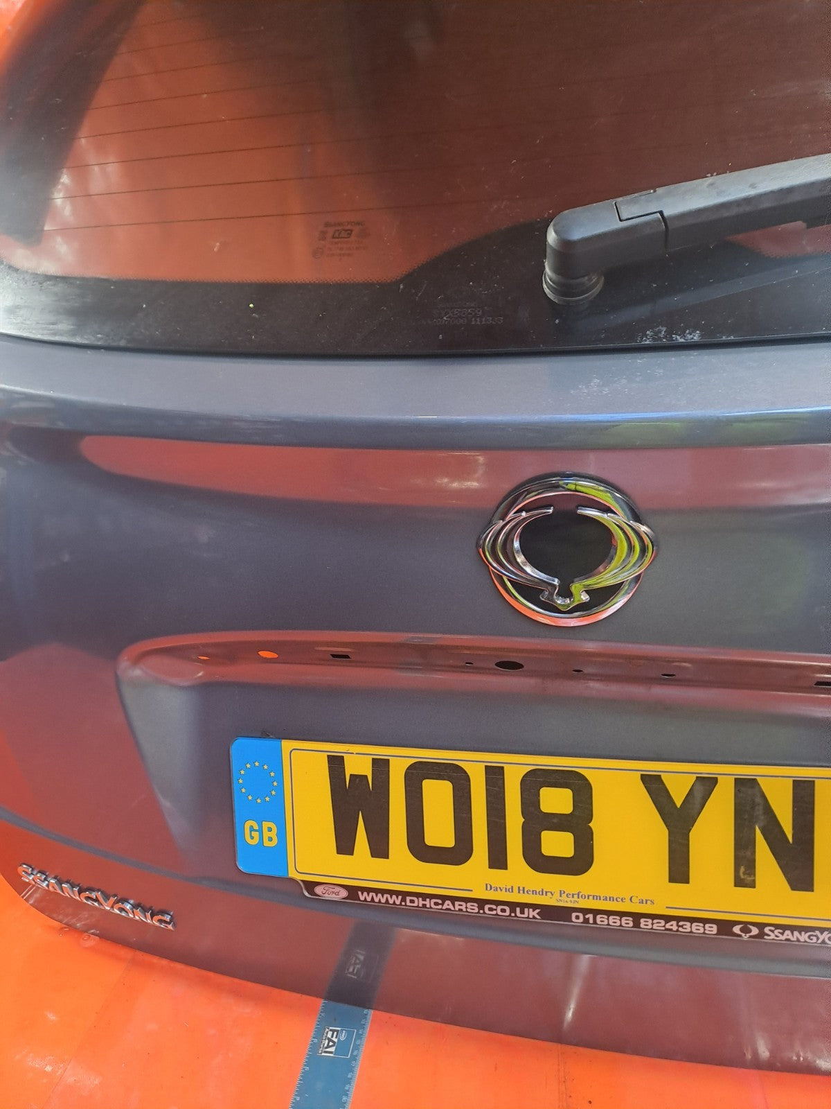 ✅SSANGYONG KORANDO LE 2.2 DIESEL 2018 TAILGATE BOOT LID GREY Warranty A288 - Image 4