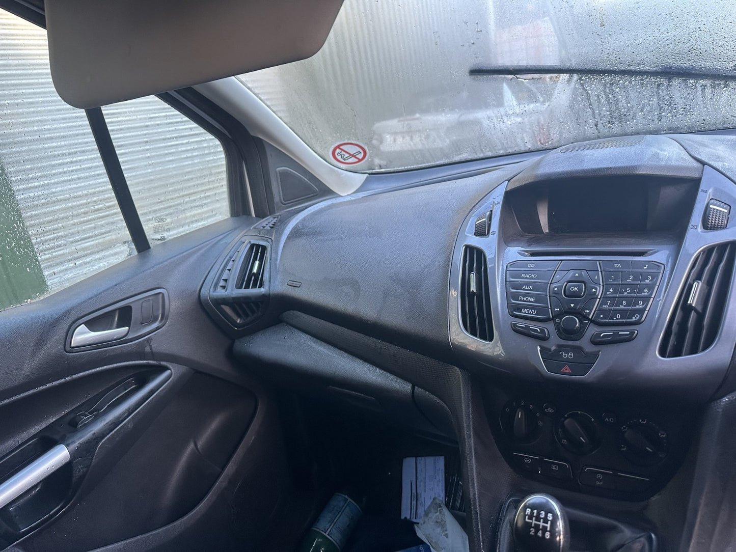 ✅2017 FORD TRANSIT CONNECT DASHBOARD BARE W/ PASSENGER ABAG DT11-V04304-CB A369 - Image 2