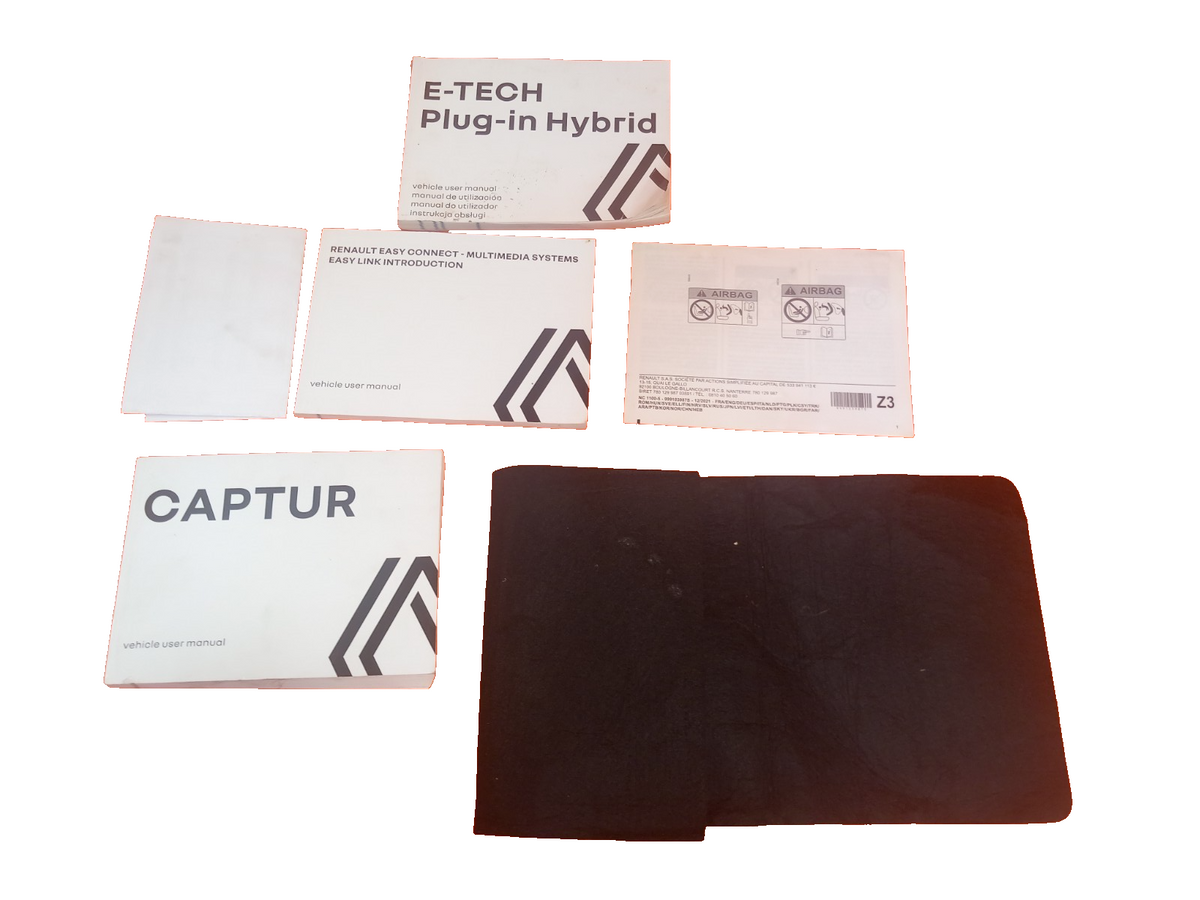 2023 Renault Captur II Owners Handbook Manual and Wallet Warranty A392 - Image 1