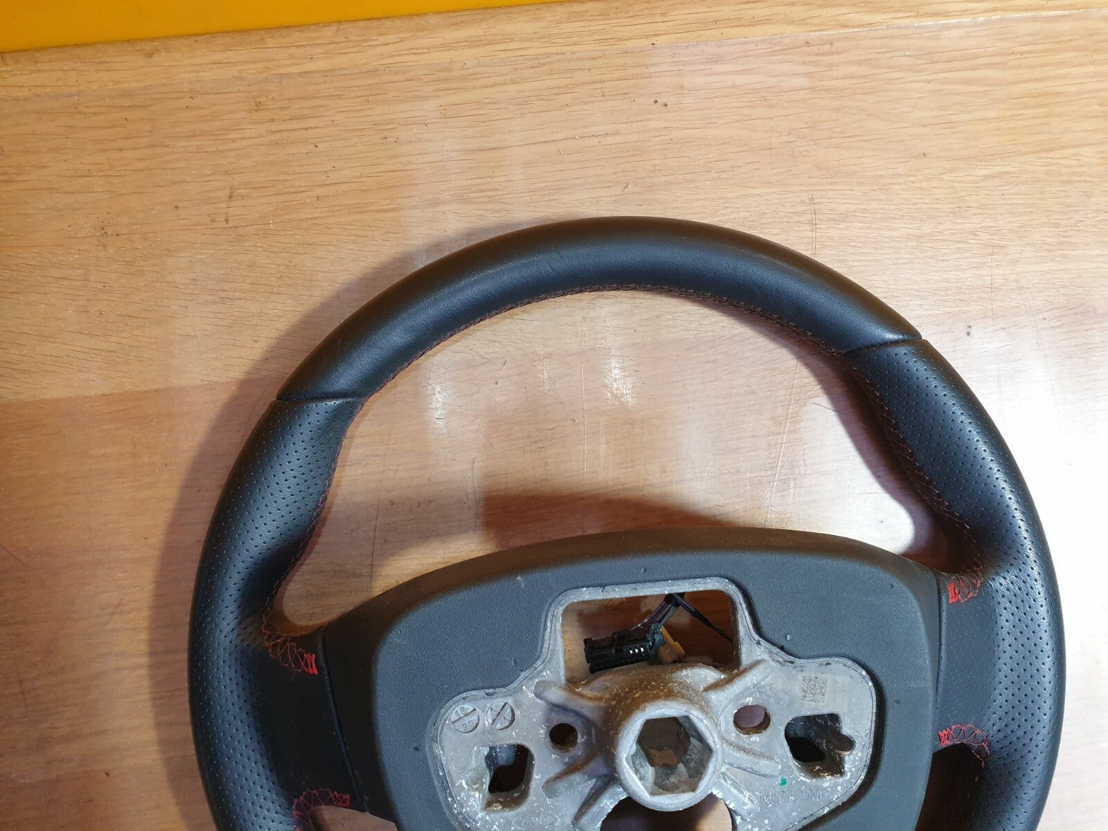 ✅2018 FORD FOCUS MK4 LEATHER STEERING WHEEL JX7J3600GB + WARRANTY A175 - Image 12