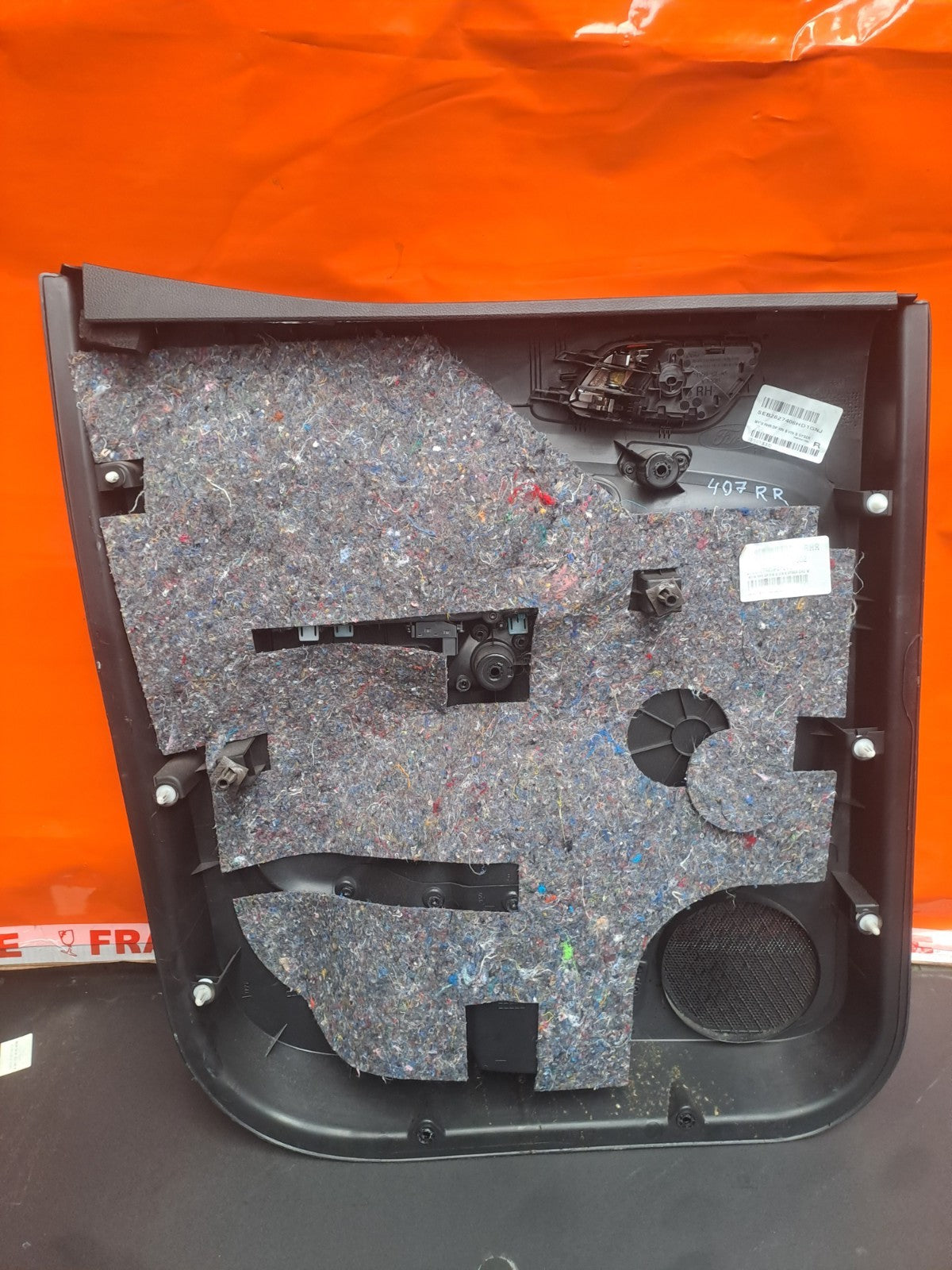 2021 Ford Ranger Wildtrak Rear Right Door Card Warranty A407 - Image 9