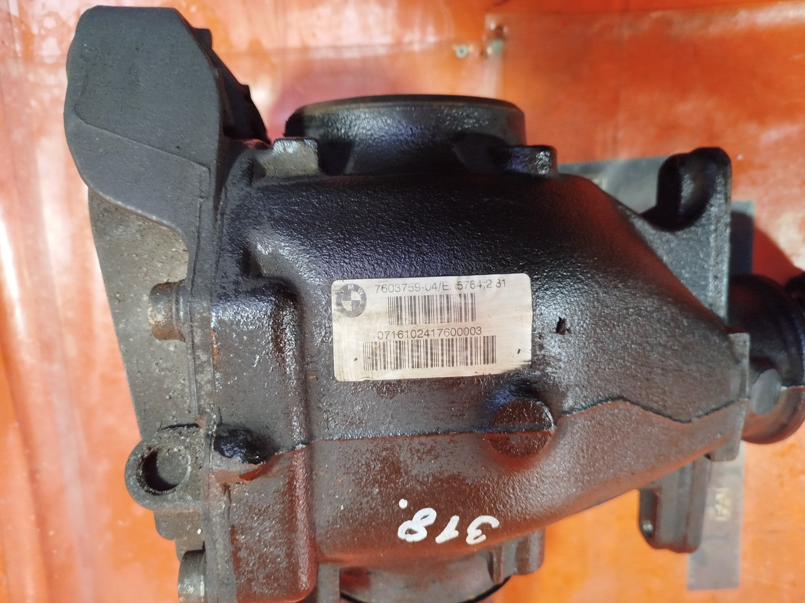 ✅2016 BMW 2 SERIES M240I F22 REAR DIFF DIFFERENTIAL 7603759 RATIO 2.81 +WARRANTY - Image 12