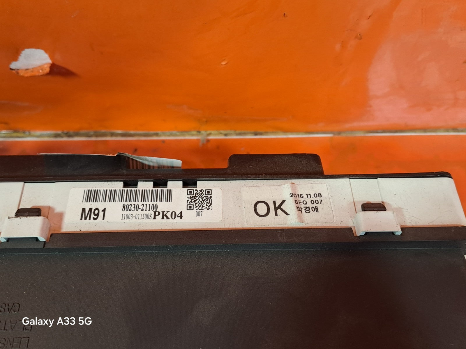 ✅2017 SSANGYONG RODIUS TURISMO SPEEDOMETER INSTRUMENT CLUSTER 80230-21100 - Image 8